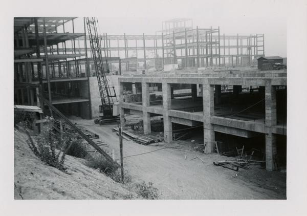 UCLA Medical Center during construction, September 27, 1952