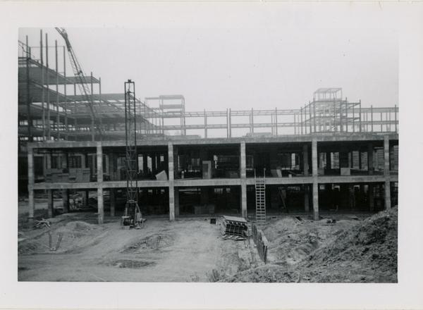 UCLA Medical Center during construction, September 27, 1952