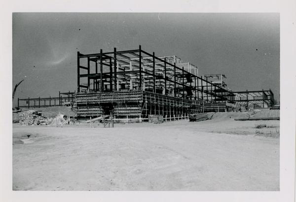 UCLA Medical Center during construction, October 12, 1952