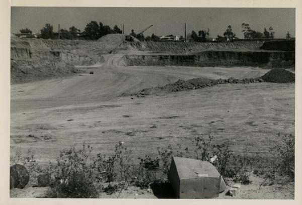Looking east at UCLA Medical Center during construction, September 22, 1951