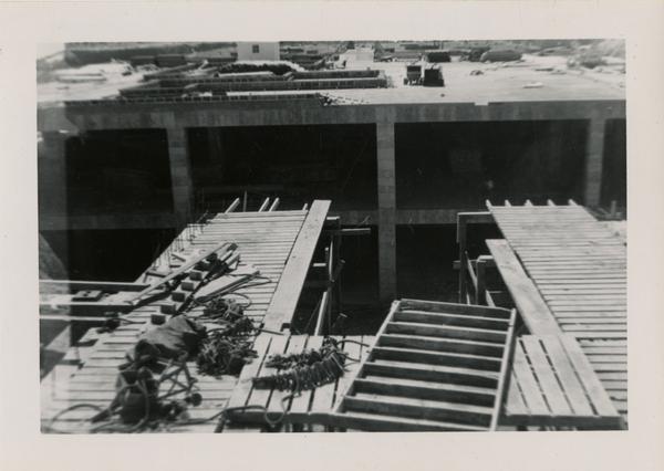 Looking west at UCLA Medical Center during construction, May 10, 1952