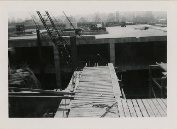 Looking west at UCLA Medical Center during construction, May 24, 1952