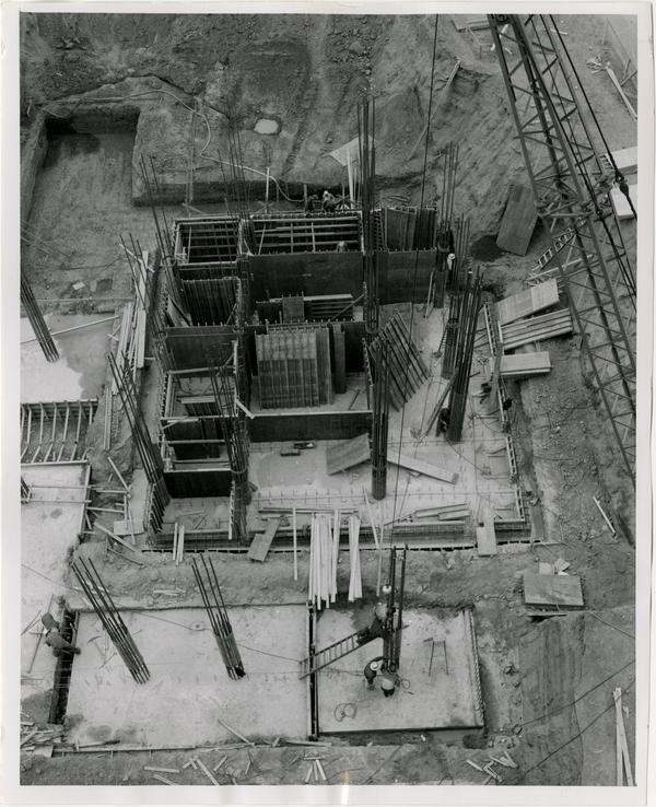 UCLA Medical Center during construction