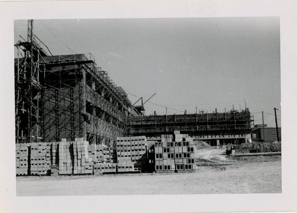 UCLA Medical Center during construction, March 22, 1953