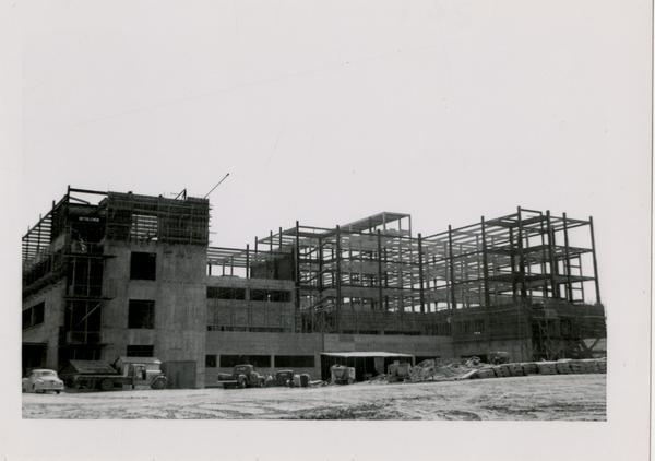 UCLA Medical Center during construction, March 22, 1953