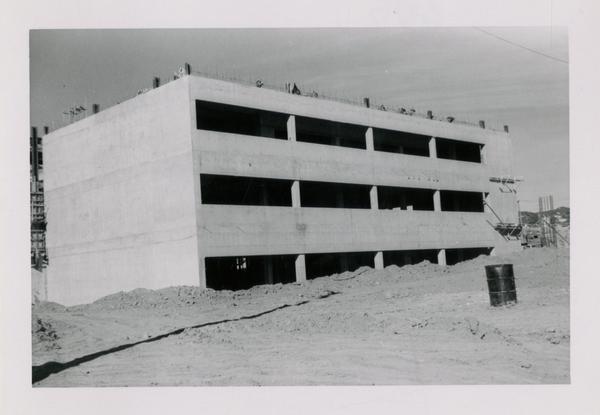UCLA Medical Center during construction, January 4, 1953