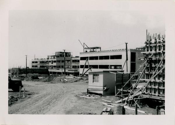 UCLA Medical Center during construction, March 1, 1953