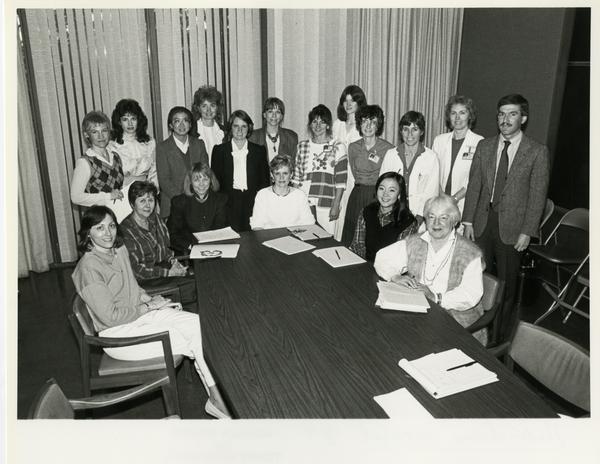 Medi-scene board group photo, 1987