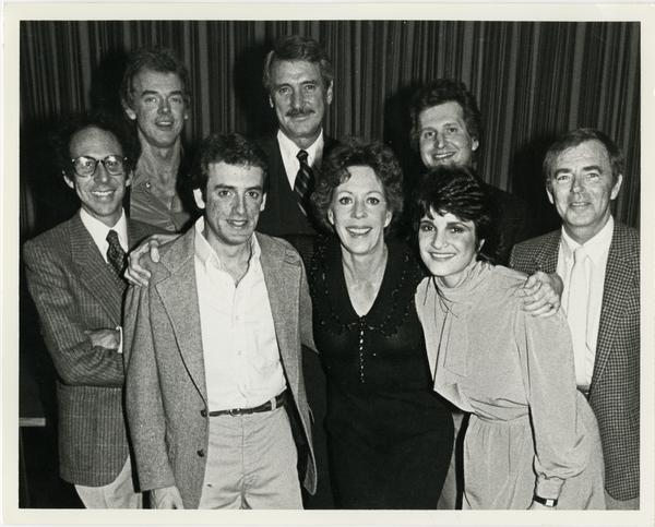 Group of unidentified people attending the Carol Burnett awards