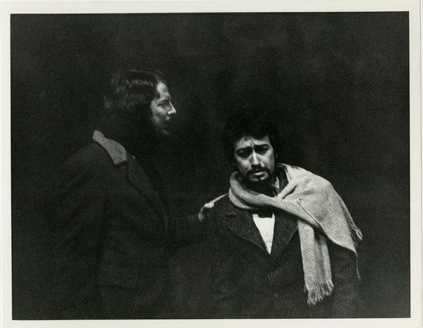 Two performers during the La Boheme Dress rehearsal, 1978