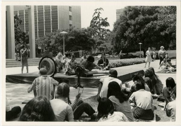 Japanese Chamber Music being performed during the Ethno Spring Festival, c. 1970's