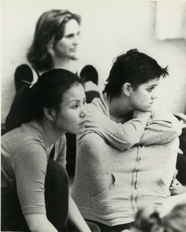 Dance student in workshop, 1982