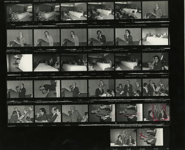 Aging Conference, Contact Sheet, 1980