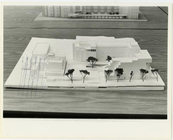 Architect's model of UCLA Ambulatory Care Complex