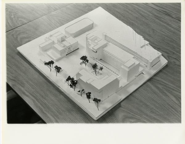 Architect's model of UCLA Ambulatory Care Complex