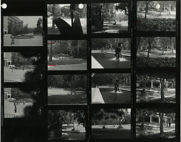 Contact sheet of UCLA Campus (1981)