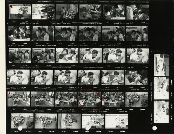 Contact sheet of Dental Mobile Clinic, 1981
