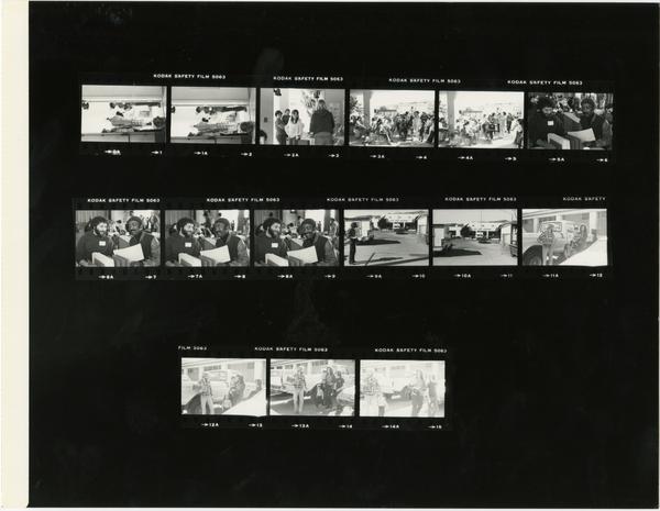 Contact sheet of Mobile Dental Clinic, 1981