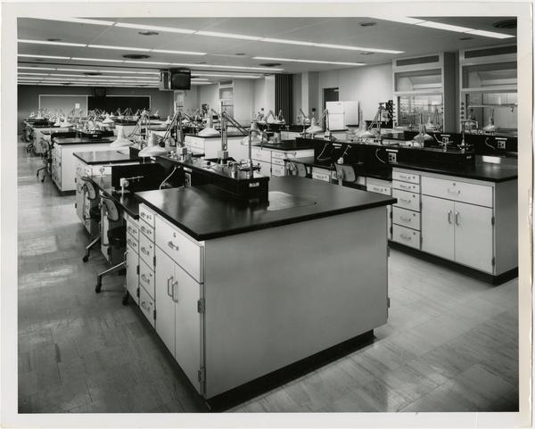 View of Dentistry laboratory classroom