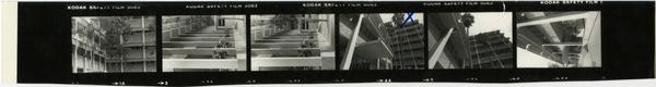 Contact sheet of views of Dentistry school building, 1980