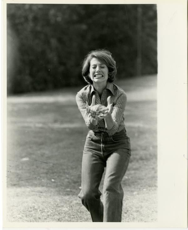 Scene from Dentistry family picnic, with Judith Angel (1982)