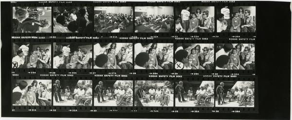 Contact sheet of UCLA Medical Center Fulfillment Fund Career Day, 1982