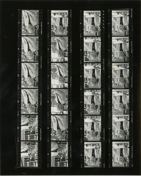 Contact sheet of Beth Unger (5/8/1986)