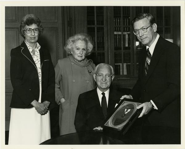 Jules Stein being awarded the Leslie Gold Medal