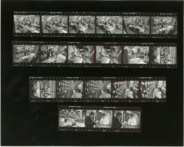 Contact sheet of Medical Center Communications (3/20/1985)