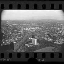 Aerial view of San Fernando Valley, Calif., 1975