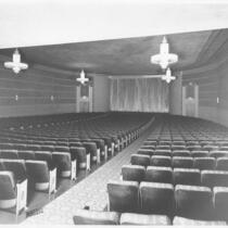 Tower Theatre, Compton, auditorium, front