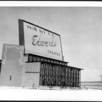Drive-in theatre, Arcadia, screen, street view