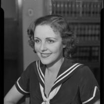 Portrait of actress Mary Lange, 1935