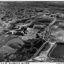 Aerial view of UCLA and Westwood Village, 1930