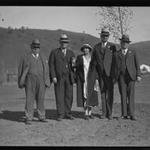 Officials at the dedication of the California Institution for Women, Tehachapi, 1932