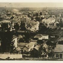 View of Los Angeles from Olive St. Hill, 1882