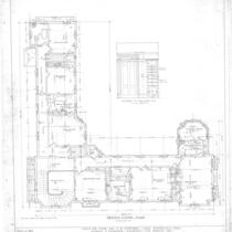 J.R. Haynes House, Second Floor Plan