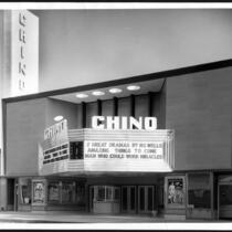 Chino Theatre, exterior, day