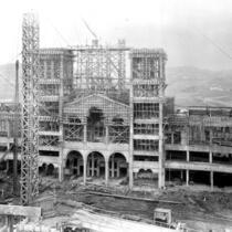 Royce Hall under construction, 1928