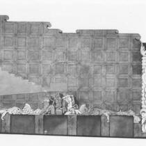 Mexico Threatre 1945, photograph of watercolor section, auditorium