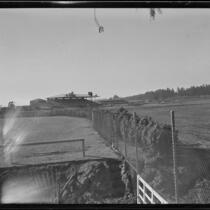 Santa Anita Park seen from north of the main track, Arcadia, 1936