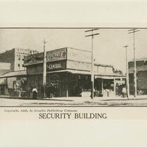 Advertisement of the Security Building, Los Angeles, 1906