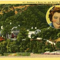 Residence of Myrna Loy, Near Beverly Hills, California