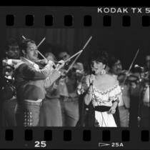 Linda Ronstadt performing at International Festival of Mariachis, Calif., 1986