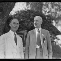 Dr. John L. Rice and Dr. Hugh S. Cumming, circa 1933-1936