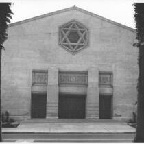 Temple Israel, Hollywood, entrance