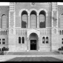Library (Powell Library) entrance, c.1930