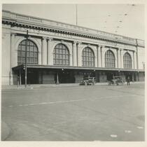 Exterior of Central Station, Los Angeles, June 25, 1926