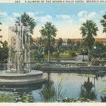 A Glimpse of the Beverly Hills Hotel, Beverly Hills, California