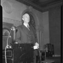 United States Chamber of Commerce president Harper Sibley, 1935